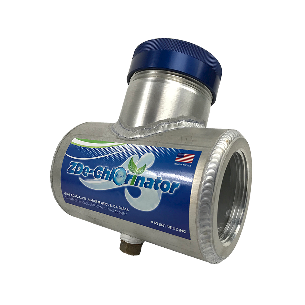 NEMA-200C In-Line Tablet Dechlorinator with 2.5" FPT
