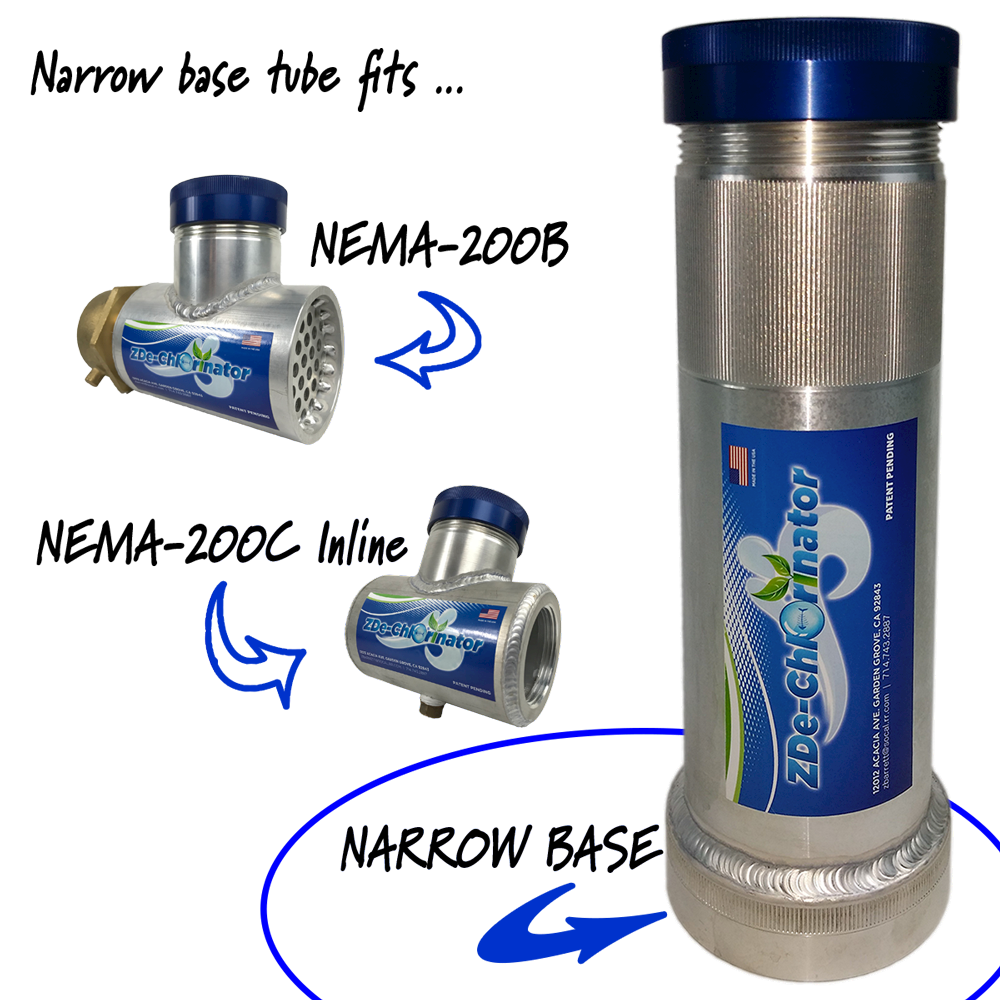 Tablet extension tube for NEMA-200B & 200C